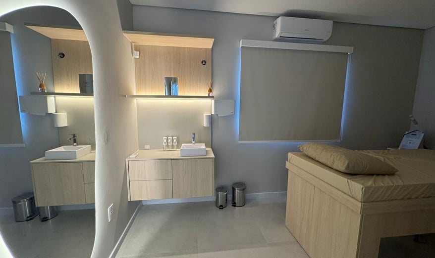 Ambiente interno da Vittaly Clinic em Joinville