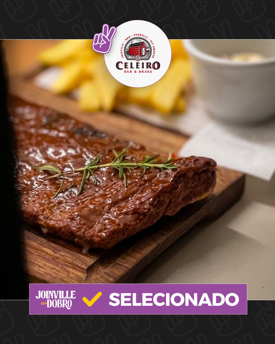 Alguns dos estabelecimentos selecionados para a terceira edição do Joinville em Dobro, que reúne cerca de 200 restaurantes na nova temporada.
