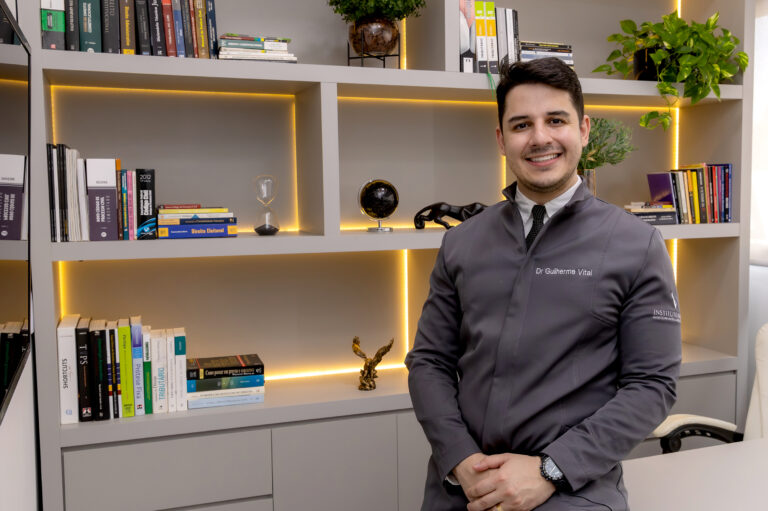 Guilherme Vital no Instituto Vital, em Joinville