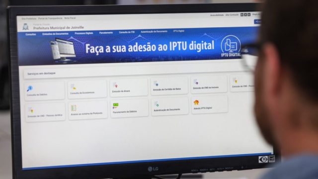 Prefeitura de Joinville cria IPTU Digital com acesso ao carnê de forma online