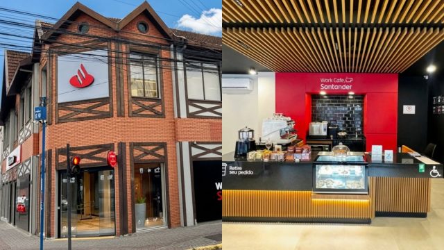 Santander escolhe Joinville para inaugurar primeira agência-cafeteria de Santa Catarina