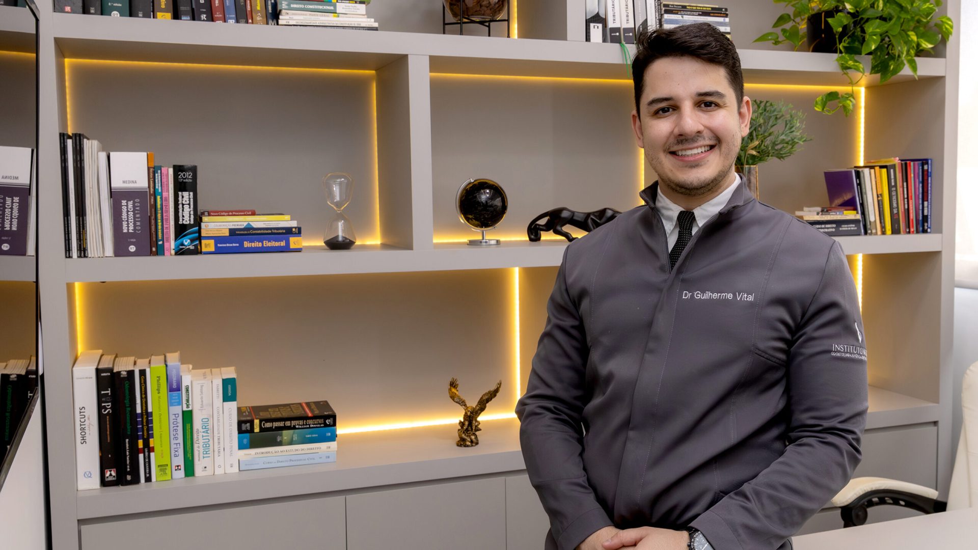 Guilherme Vital no Instituto Vital, em Joinville